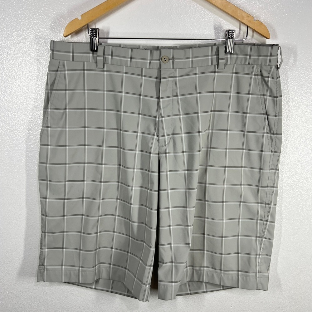 Nike Golf Shorts Plaid Dri-FIT Lightweight Athletic Size 38‎ Performance